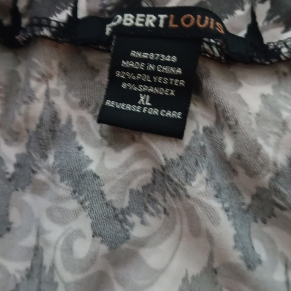 Robert Louis Skirt Women's Black, White & Gray SZ XL - Picture 4 of 4